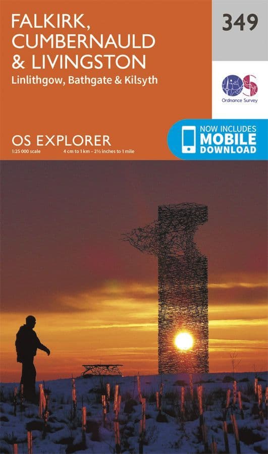 OS Explorer 349 Falkirk, Cumbernauld & Livingston