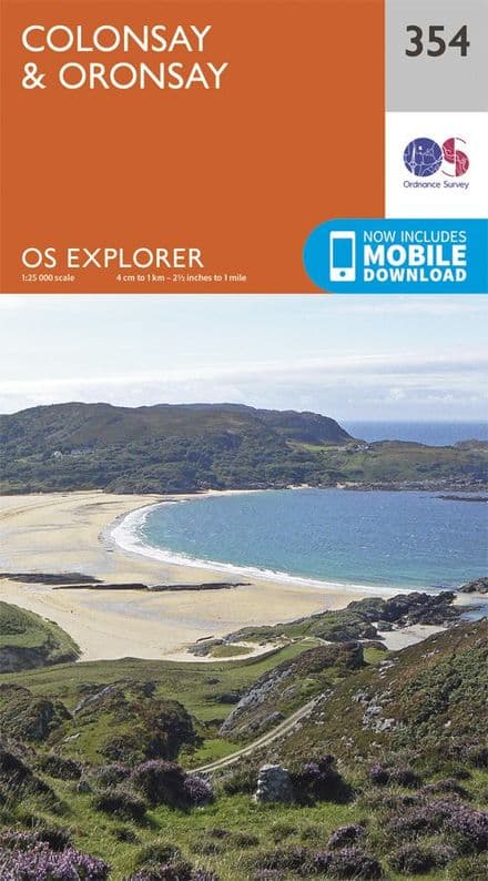 OS Explorer 354 Colonsay & Oronsay