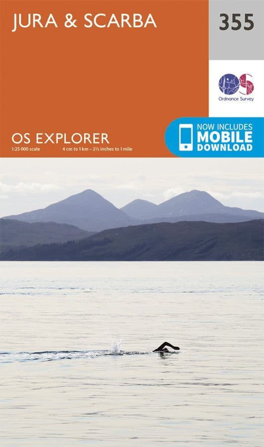 OS Explorer 355 Jura & Scarba
