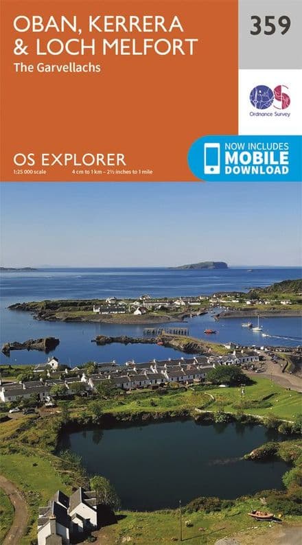 OS Explorer 359 Oban, Kerrera & Loch Melfort