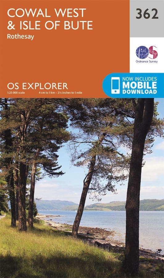 OS Explorer 362 Cowal West & Isle of Bute