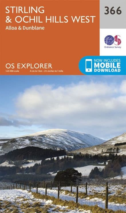 OS Explorer 366 Stirling & Ochil Hills