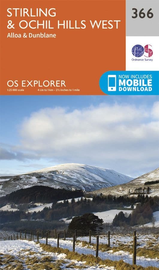 OS Explorer 366 Stirling & Ochil Hills
