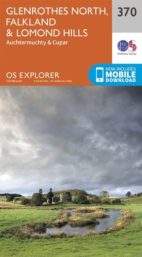 OS Explorer 370 Glenrothes North, Falkland & Lomond Hills