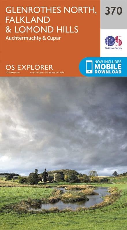 OS Explorer 370 Glenrothes North, Falkland & Lomond Hills