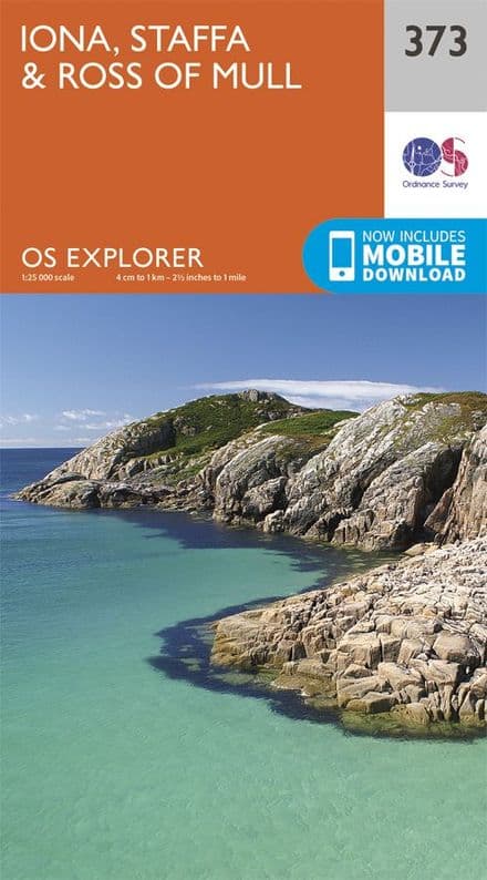OS Explorer 373 Iona, Staffa & Ross of Mull