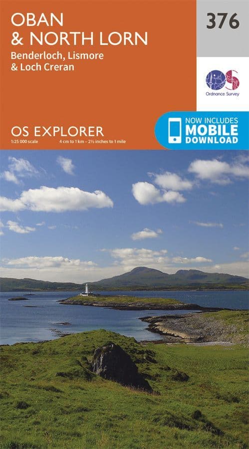 OS Explorer 376 Oban & North Lorn