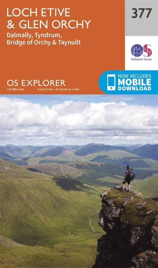OS Explorer 377 Loch Etive & Glen Orchy