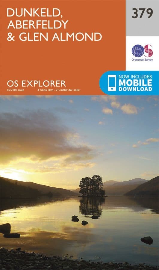 OS Explorer 379 Dunkeld, Aberfeldy & Glen Almond