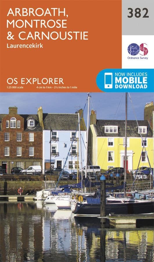 OS Explorer 382 Arbroath, Montrose & Carnoustie