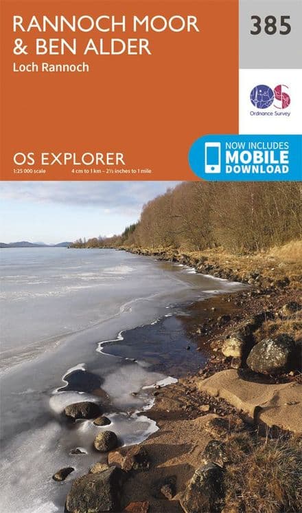 OS Explorer 385 Rannoch Moor & Ben Alder