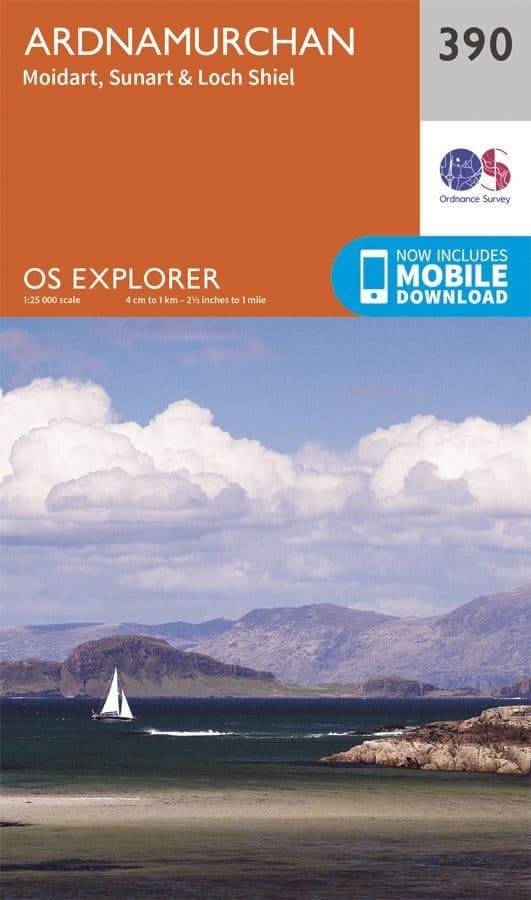 OS Explorer 390 Ardnamurchan