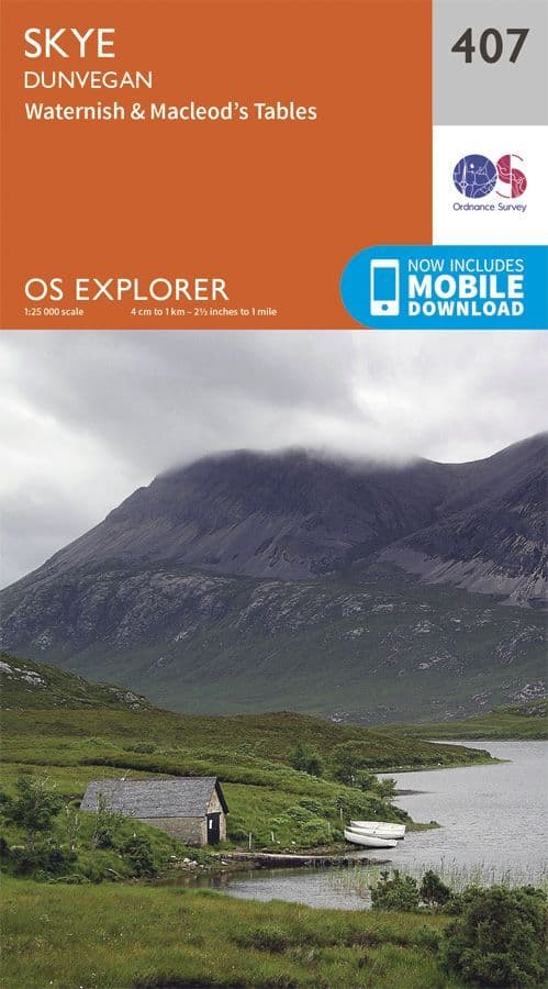 OS Explorer 407 Skye Dunvegan