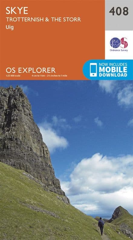 OS Explorer 408 Skye - Trotternish & The Storr