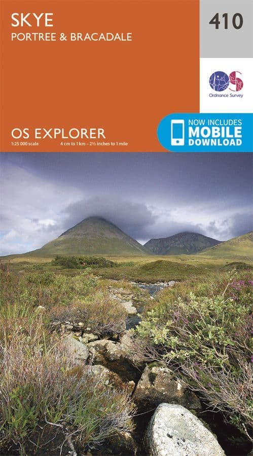 OS Explorer 410 Skye - Portree & Bracadale