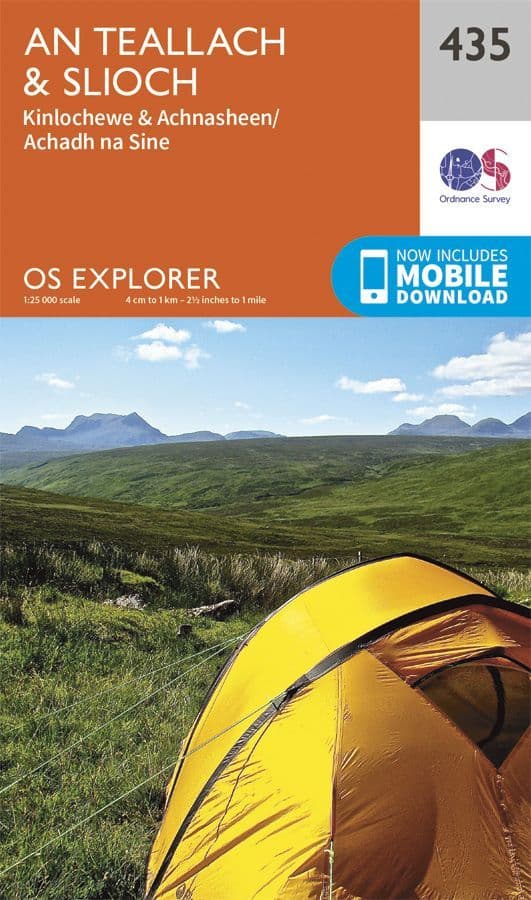 OS Explorer 435 An Teallach & Slioch