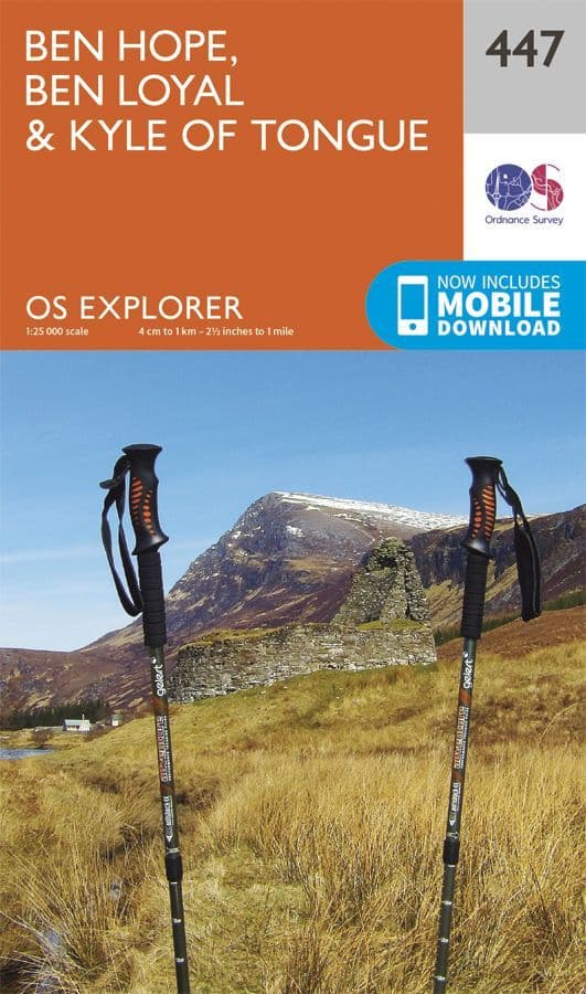 OS Explorer 447 Ben Hope, Ben Loyal & Kyle of Tongue