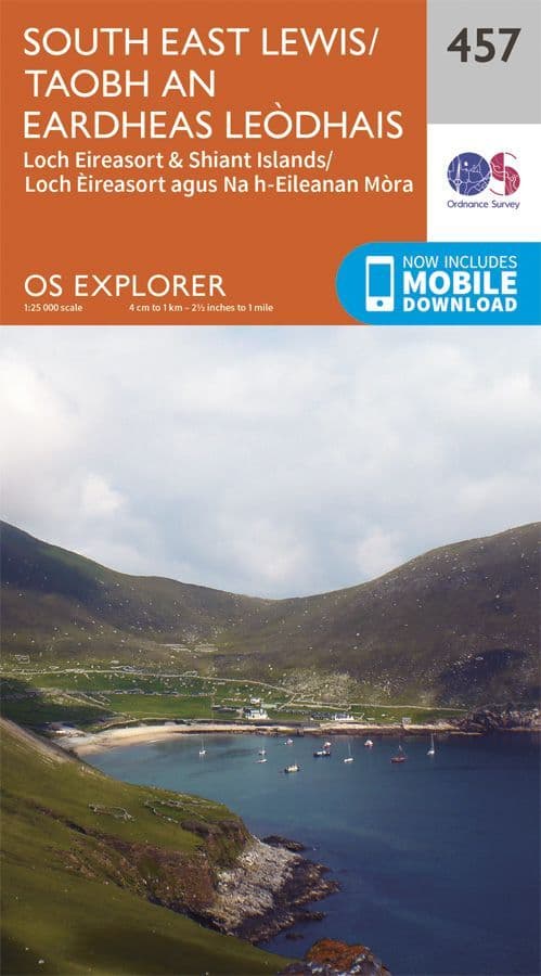 OS Explorer 457 South East Lewis / Taobh an Eardheas Leòdhais