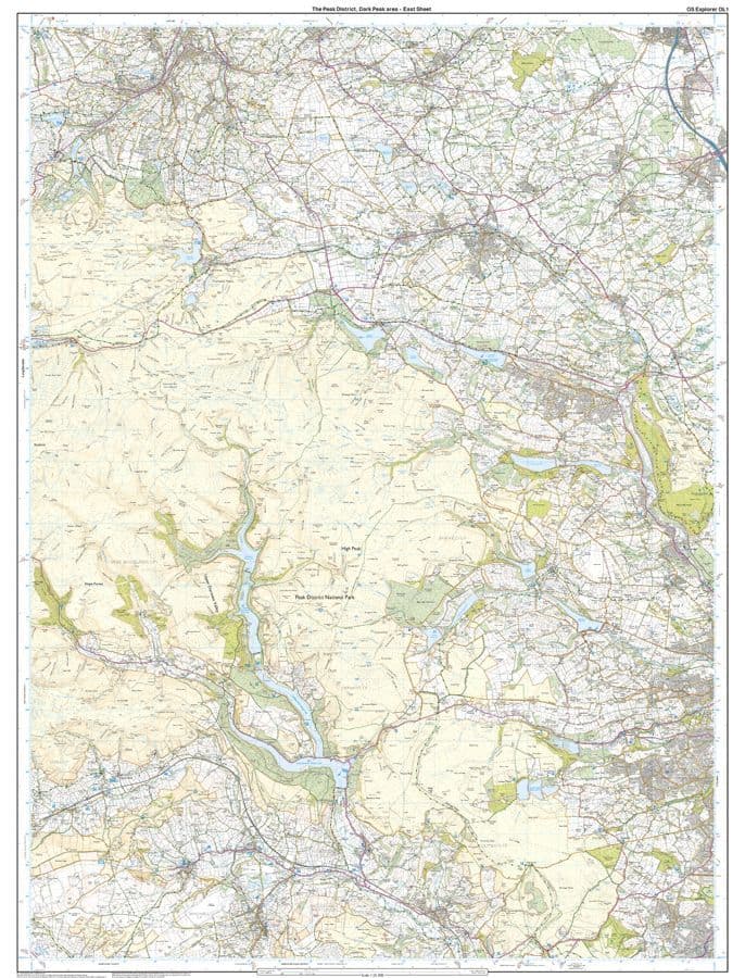 OS Explorer OL 01 The Peak District