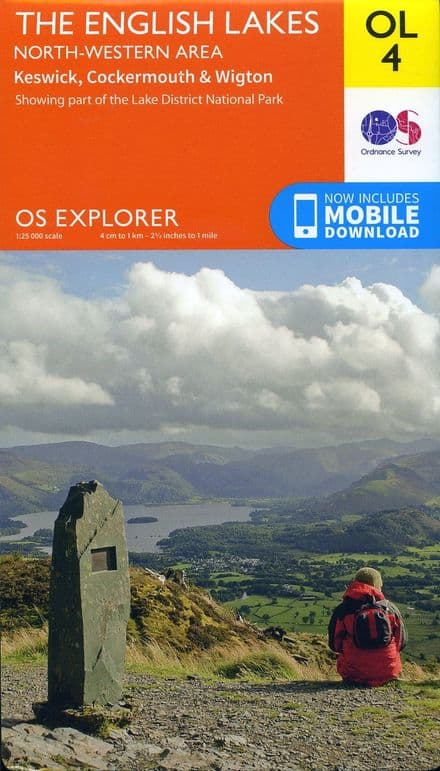 OS Explorer OL 04 The English Lakes - North Western Area