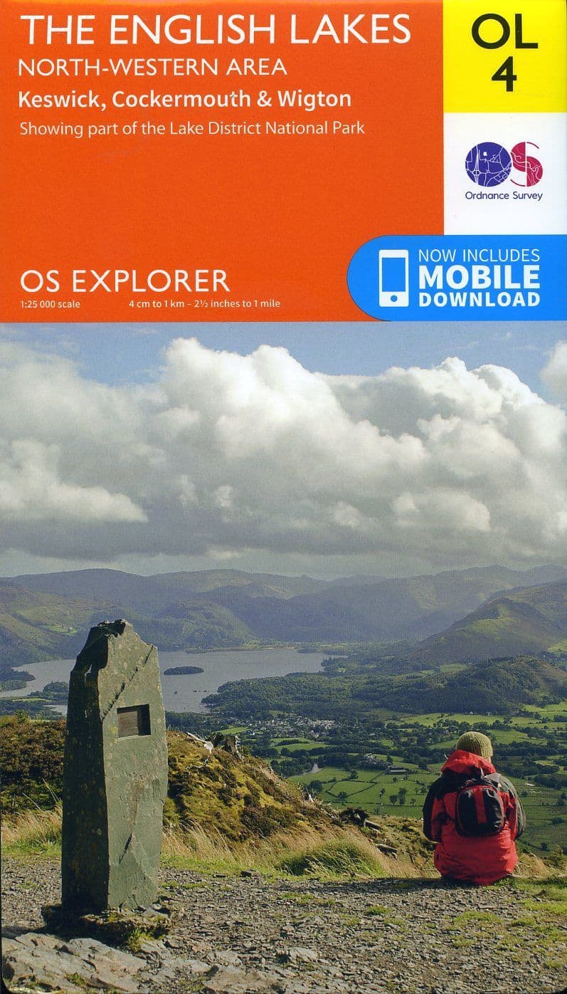 OS Explorer OL 04 The English Lakes - North Western Area