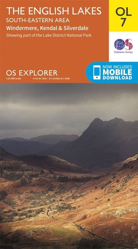 OS Explorer OL 07 The English Lakes - South Eastern Area