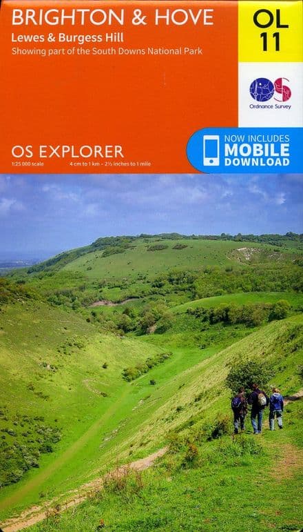 OS Explorer OL 11 Brighton & Hove