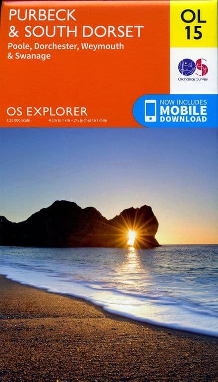 OS Explorer OL 15 Purbeck & South Dorset