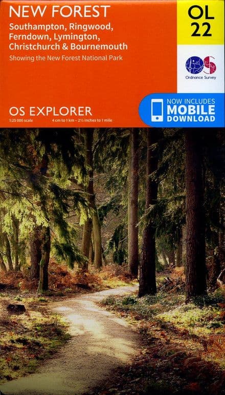 OS Explorer OL 22 New Forest