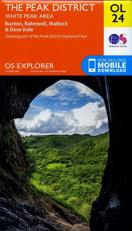 OS Explorer OL 24 The Peak District