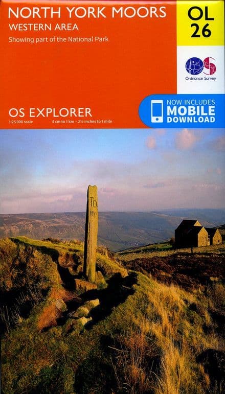 OS Explorer OL 26 North York Moors - Western Area