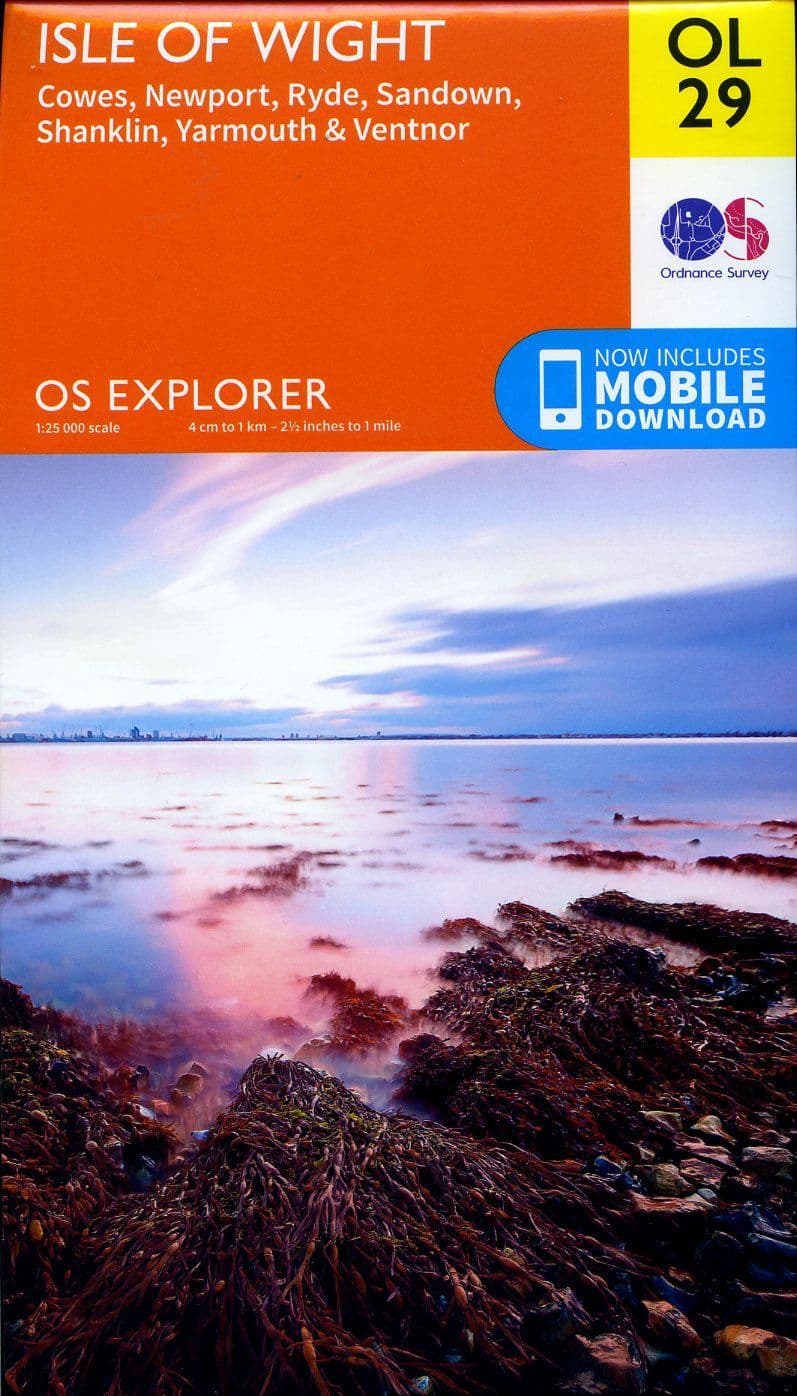 OS Explorer OL 29 Isle of Wight