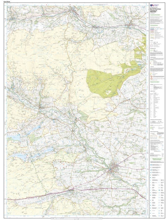OS Explorer OL 31 North Pennines