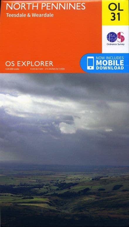 OS Explorer OL 31 North Pennines