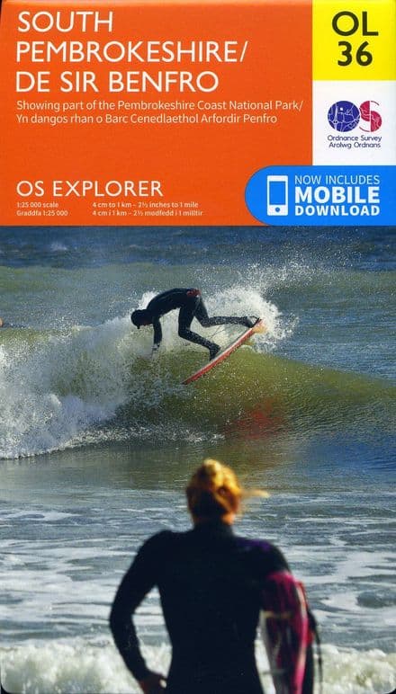 OS Explorer OL 36 South Pembrokeshire