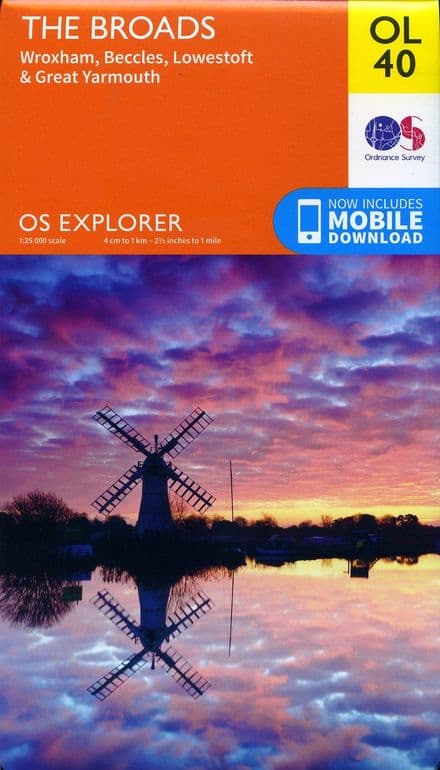OS Explorer OL 40 The Broads