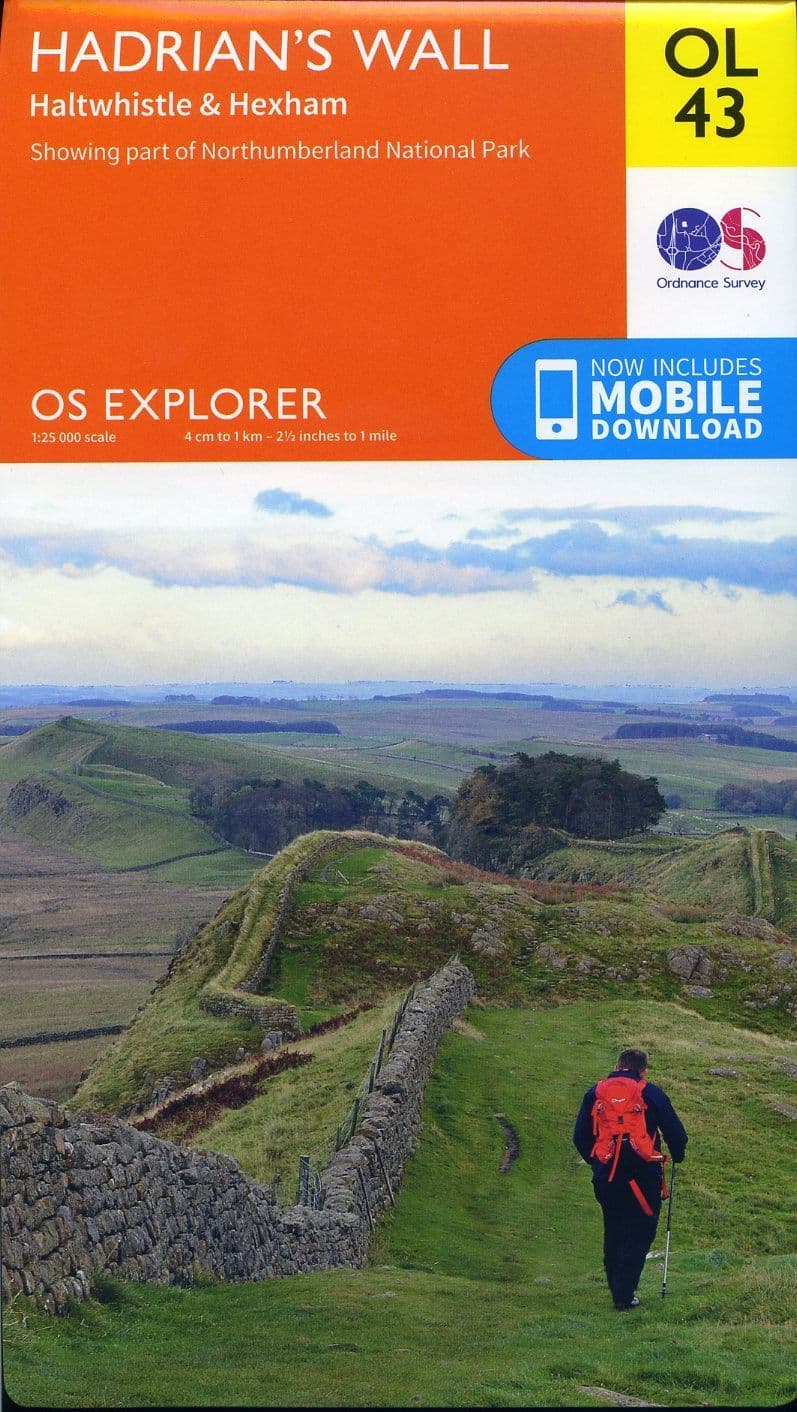 OS Explorer OL 43 Hadrian's Wall