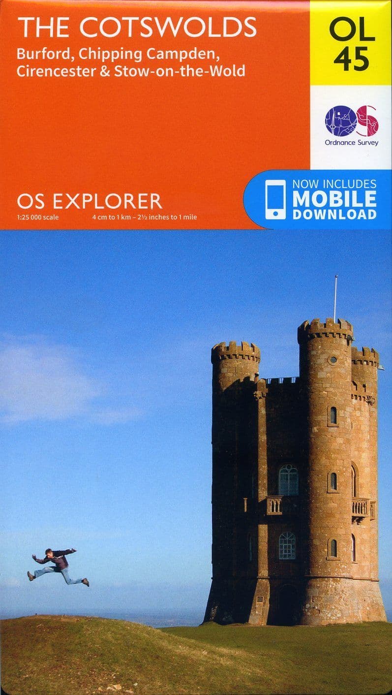 OS Explorer OL 45 The Cotswolds