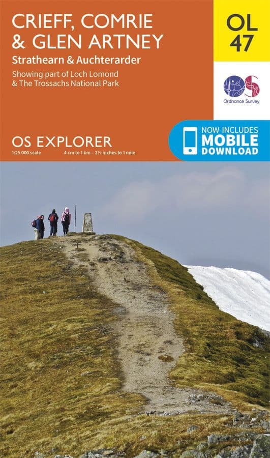 OS Explorer OL 47 Crieff, Comrie & Glen Artney