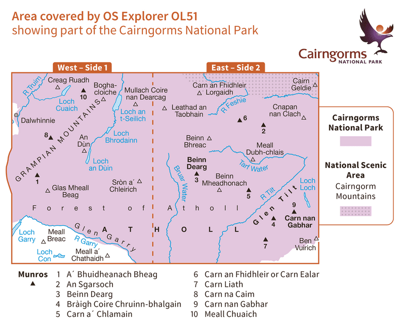 OS Explorer OL 51 Atholl