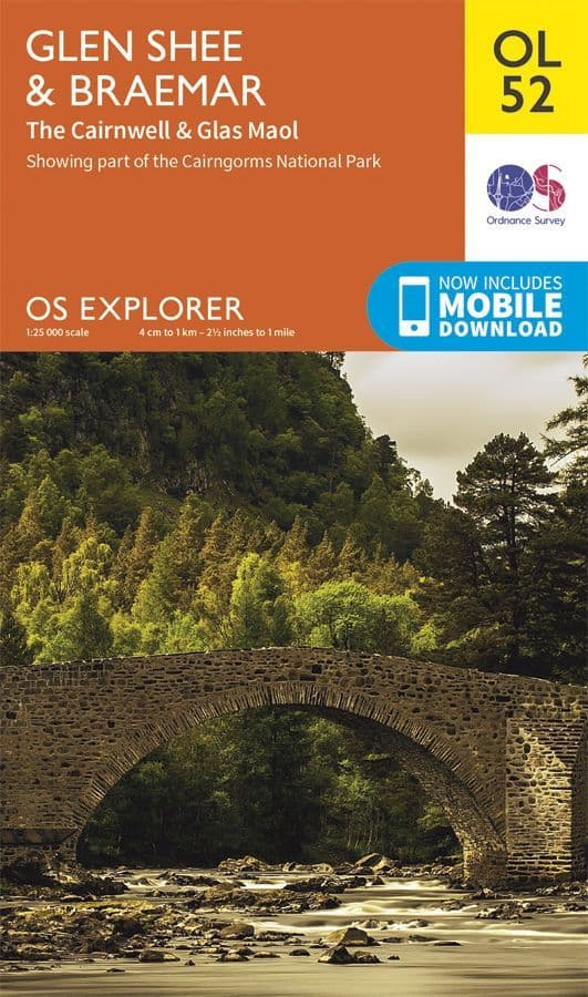 OS Explorer OL 52 Glen Shee & Braemar