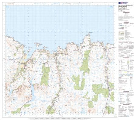 OS Landranger 010 - Strathnaver, Bettyhill & Tongue - FLAT Rolled in a Tube