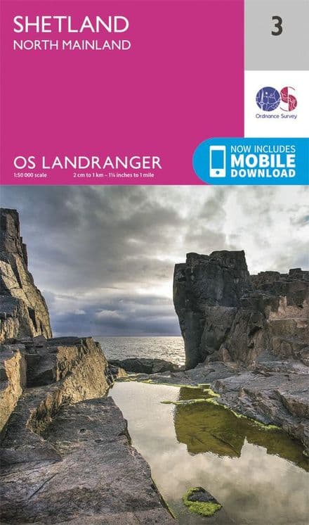 OS Landranger 03 - Shetland - The North Mainland