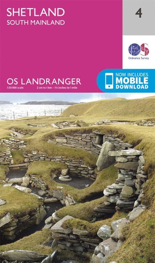 OS Landranger 04 - Shetland - The South Mainland
