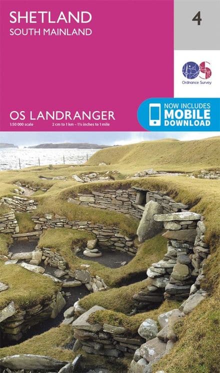 OS Landranger 04 - Shetland - The South Mainland