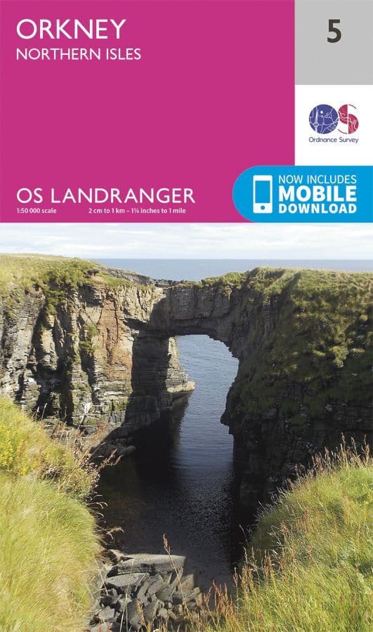 OS Landranger 05 Orkney - The Northern Isles