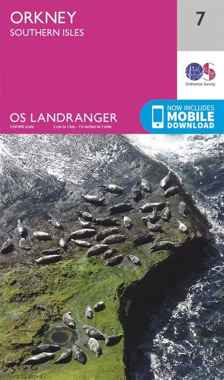 OS Landranger 07 Orkney - The Southern Isles