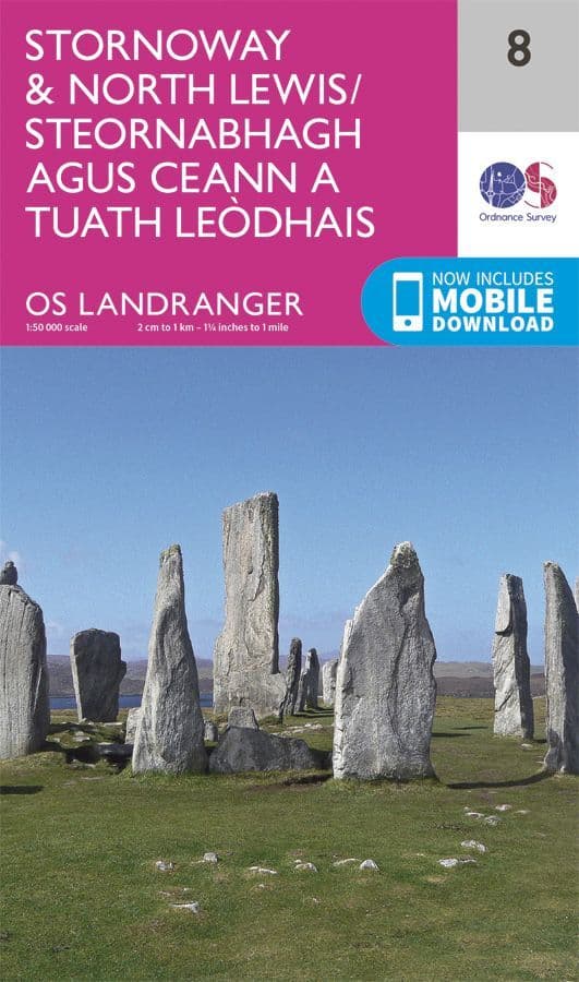 OS Landranger 08 - Stornoway & North Lewis -