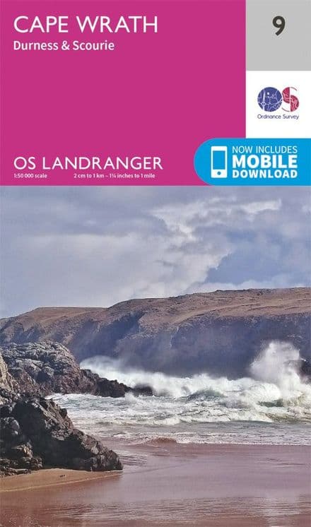 OS Landranger 09 - Cape Wrath, Durness and Scourie