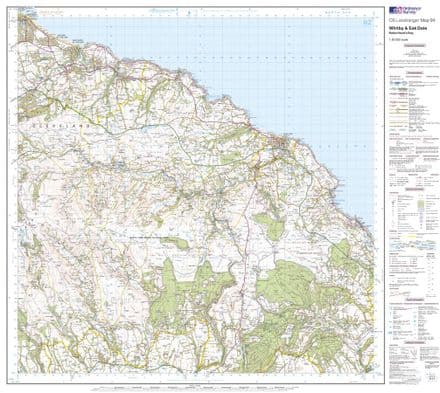 OS Landranger 094 - Whitby, Esk Dale & Robin Hood's Bay - FLAT Rolled in a Tube